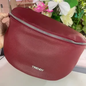 Riñonera Trendy Bordo - Negro