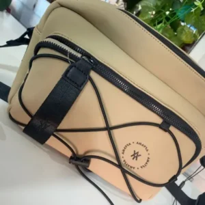 Bandolera Amayra Beige - Negro