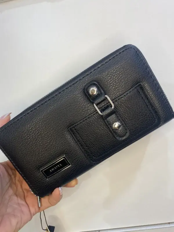 Billetera Amayra 67.3500023 Negro - Beige