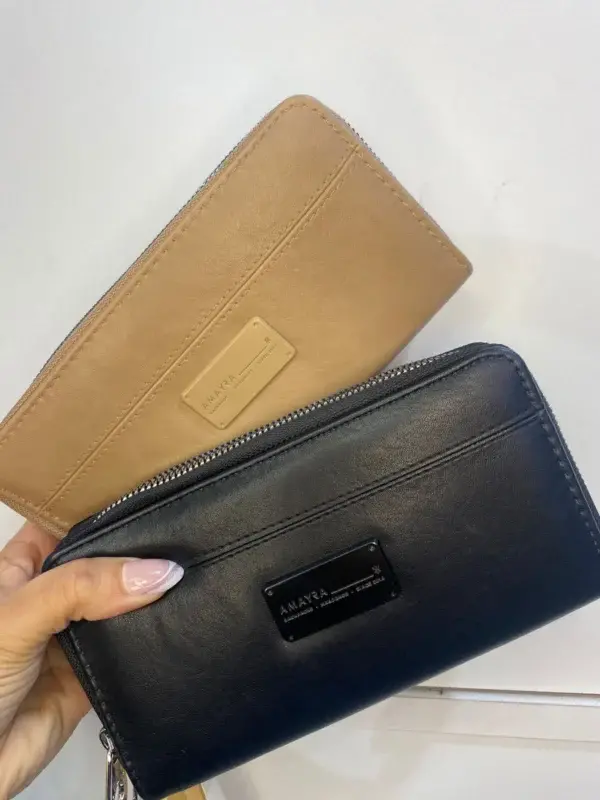 Billetera Amayra 67.3500023 Negro - Beige