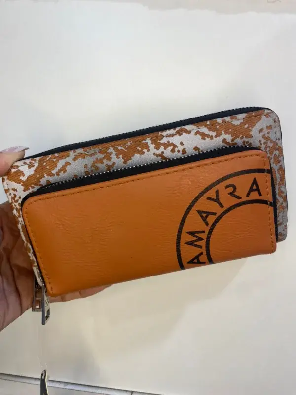 Billetera Amayra 67.3500023 Negro - Beige