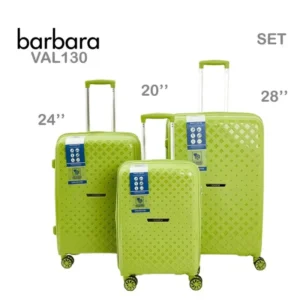 Set de Valijas X3 Barbara Verde