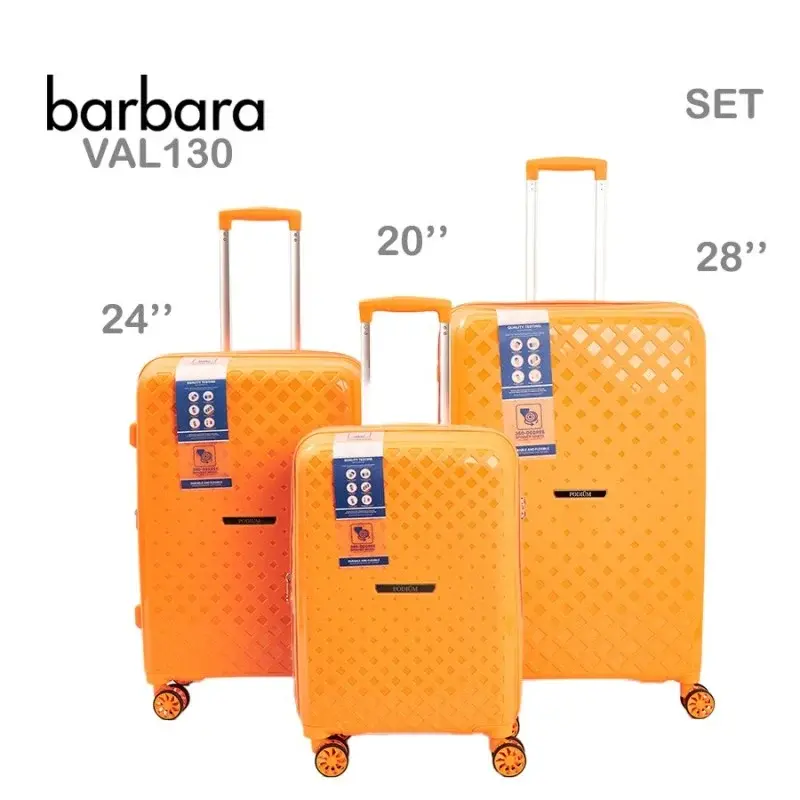 Set de Valijas X3 Barbara Verde